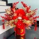 Bình hoa để bàn đào đông đón tài lộc năm mới trang trí tết