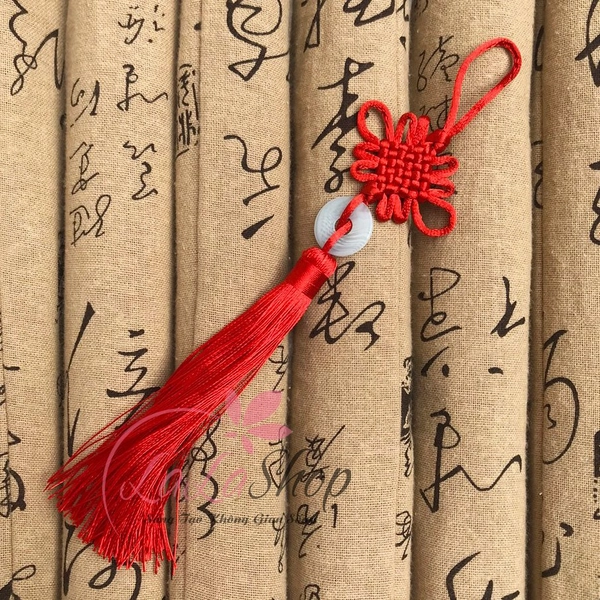 Dây đồng tâm trang trí tết mẫu 2