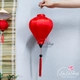 Đèn lồng Hội An trang trí mẫu 2- Đỏ dài