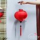 Lồng Đèn Hội An Trang Trí Mẫu 2 - Tròn Đỏ