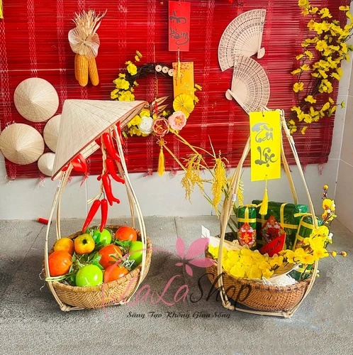 Quang gánh đã trang trí tài lộc trang trí tết