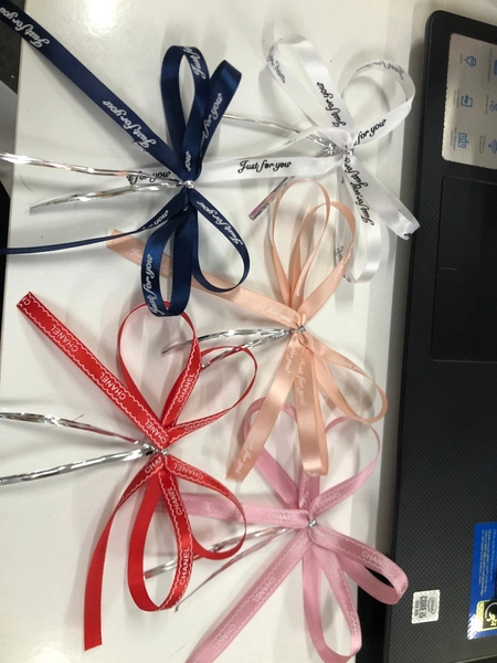 Nơ handmade trang trí hộp quà phụ kiện trang trí nhiều màu