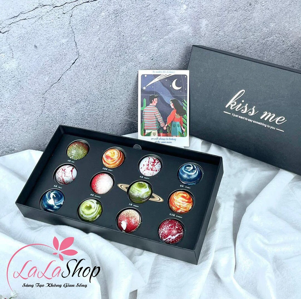 Hộp 12 Viên Socola Bon Bon Quà Tặng Valentine