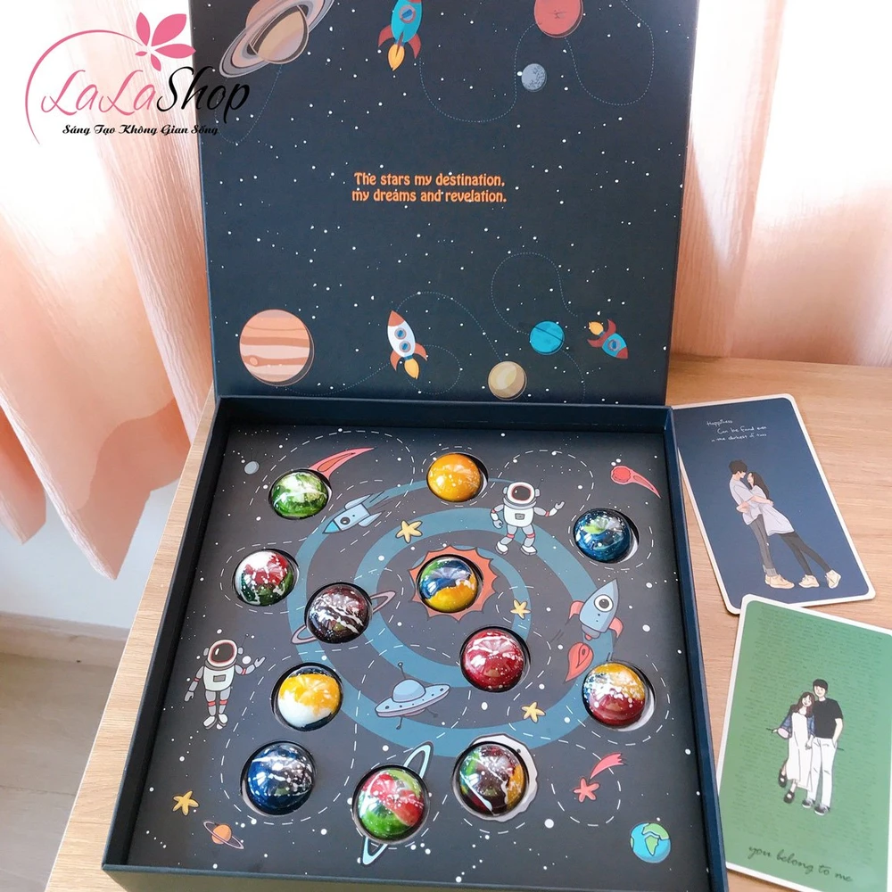 Hộp 12 Viên Socola Valentine Quà Tặng Tình Nhân