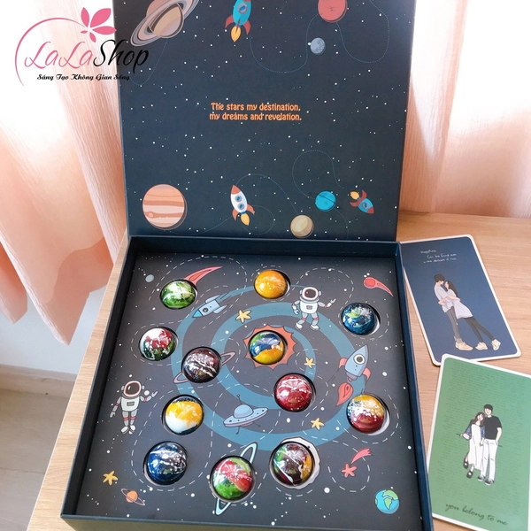 Hộp 12 Viên Socola Bon Bon Valentine Tình Yêu Quà Tặng Tình Nhân