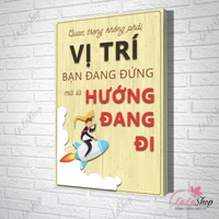 Tranh Văn Phòng Giả Gỗ Quan Trọng Không Phải Vị Trí