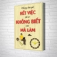Tranh Văn Phòng Giả Gỗ Không Bao Giờ Hết Viêc Chỉ Sợ Không Biết Việc Mà Làm