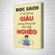 Tranh Văn Phòng Giả Gỗ Đọc Sách Có Thể Không Giàu Nhưng Không Đọc Chắc Chắn Nghèo
