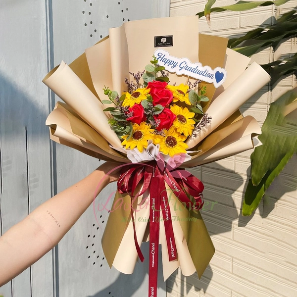 Bó hoa sáp thơm quà tặng mừng tốt nghiệp