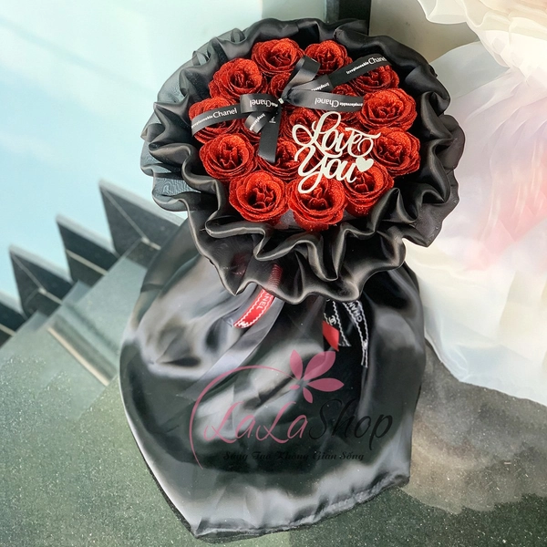 Bó 16 - 17 bông kim tuyến cao cấp