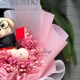 Bó hoa baby kèm gấu tốt nghiệp