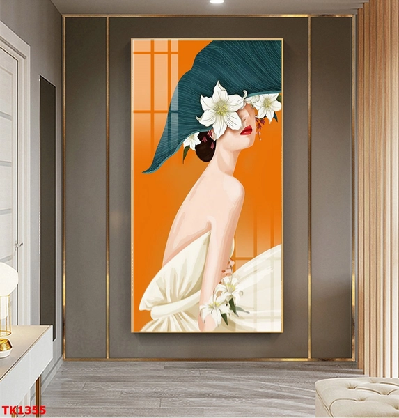 Tranh treo tường cô gái nghệ thuật 10