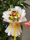Bó hoa hướng dương mix hoa hồng sáp thơm kèm gấu nâu quà tặng lễ tốt nghiệp