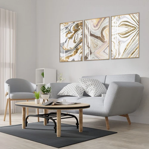 Tranh nghệ thuật trừu tượng đường vân