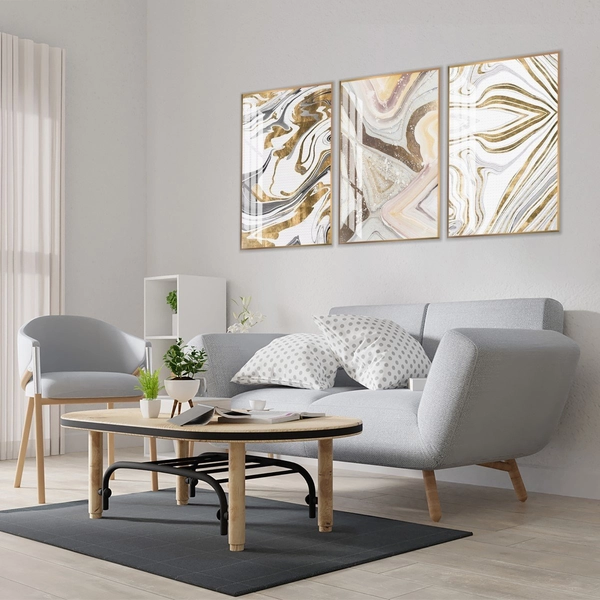 Tranh nghệ thuật trừu tượng đường vân