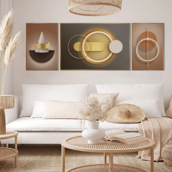 Tranh Treo Tường Nghệ Thuật Hình Học Trừu Tượng