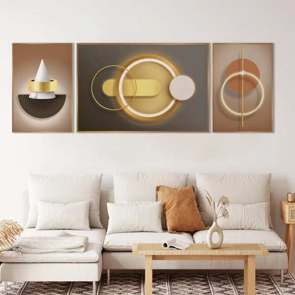 Tranh Treo Tường Nghệ Thuật Hình Học Trừu Tượng