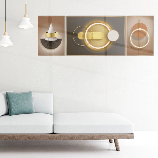 Tranh Treo Tường Nghệ Thuật Hình Học Trừu Tượng