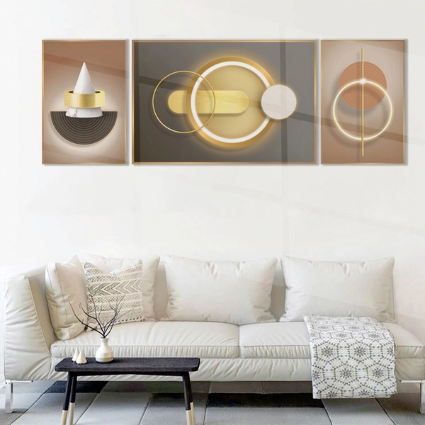 Tranh Treo Tường Nghệ Thuật Hình Học Trừu Tượng