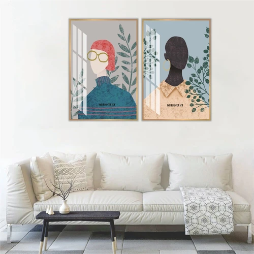 Tranh trừu tượng cô gái nghệ thuật 6