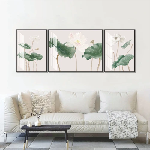 Tranh treo tường hoa lá sen
