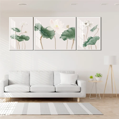 Tranh treo tường hoa lá sen