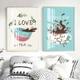 Tranh Treo Quán Cafe I Love Tea