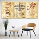 Bộ 3 Tấm Tranh Treo Tường Trang Trí Tách Coffee Nghệ Thuật