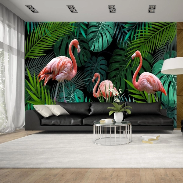 Tranh Dán Tường miêu tả hình ảnh Chim Hồng Hạc