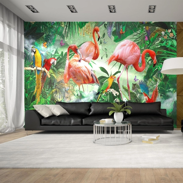 Tranh Dán Tường miêu tả hình ảnh Chim Hồng Hạc