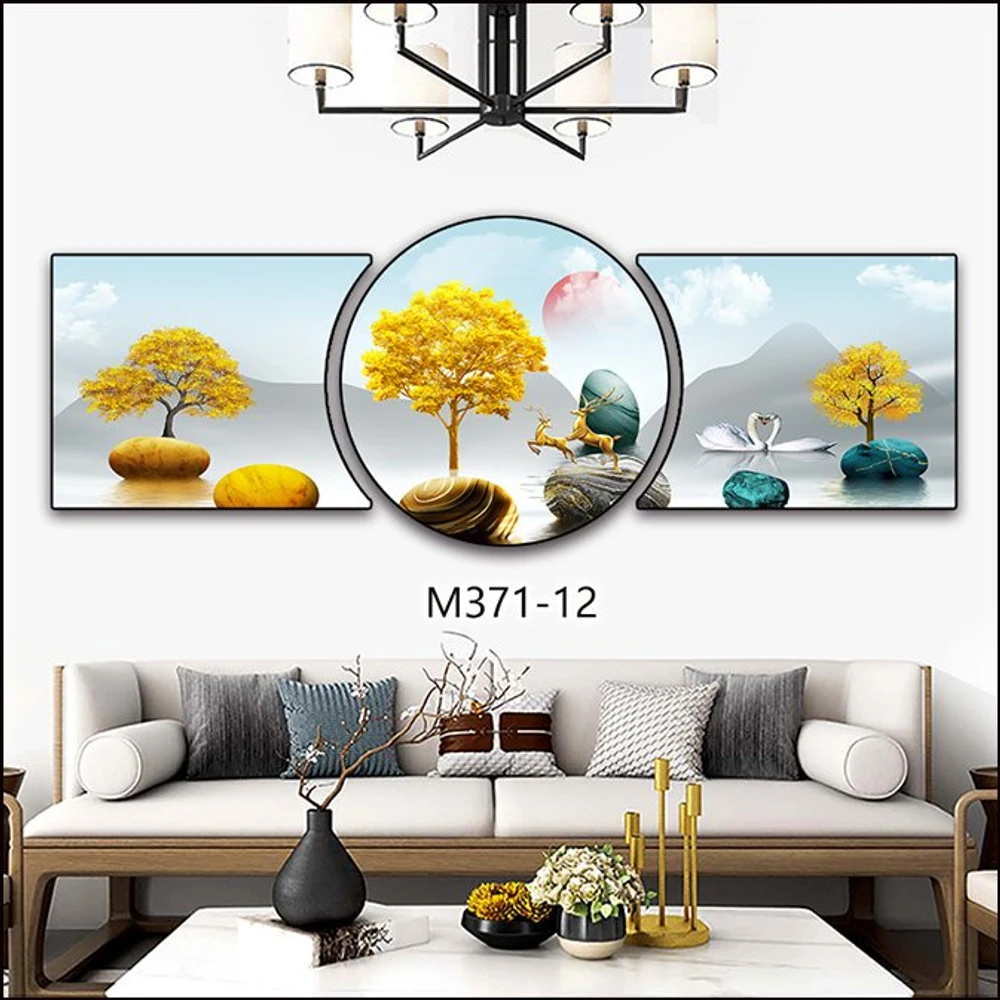 Tranh Treo Tường Phong Thủy Hươu Tài Lộc