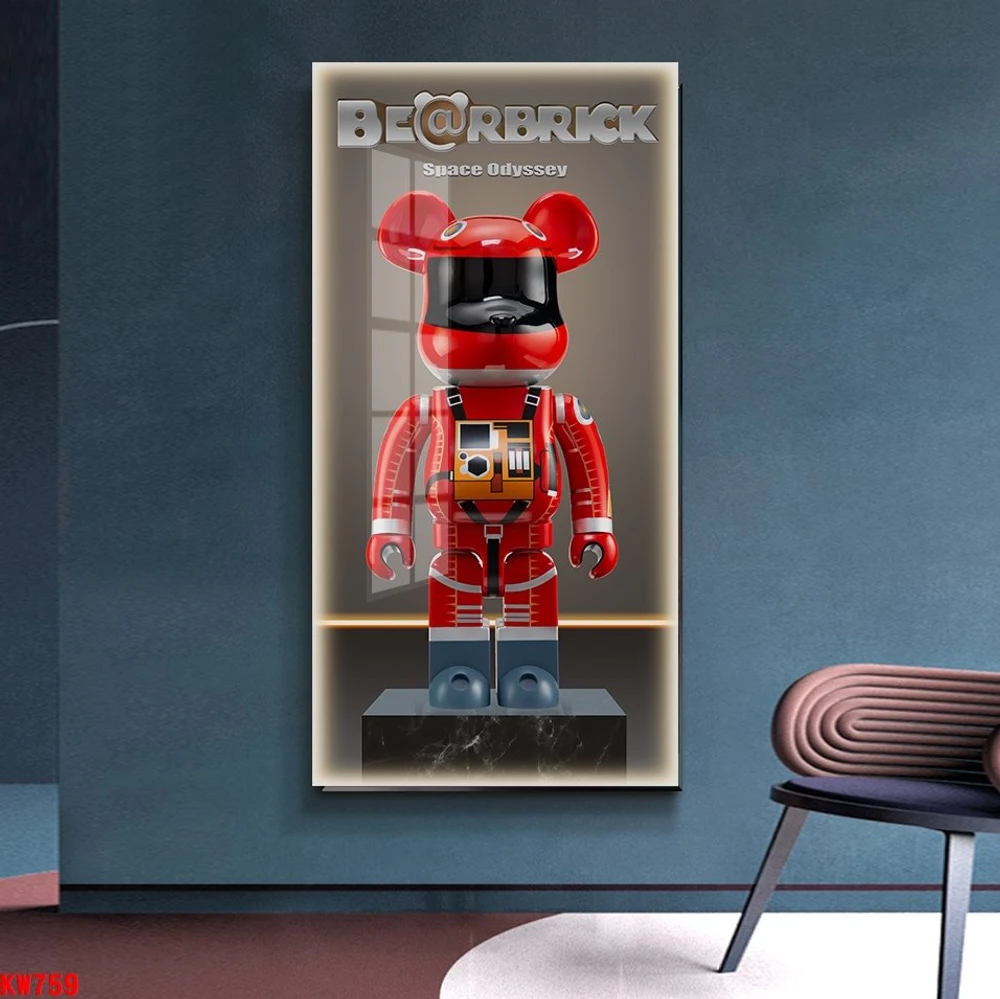 Tranh Treo Tường Gấu Bearbrick Space Odyssey