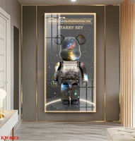 Tranh Treo Tường Gấu Bearbrick Starry Sky
