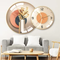 Tranh Đồng Hồ Treo Tường UV Pha Lê Bóng Bình Hoa nghệ Thuật