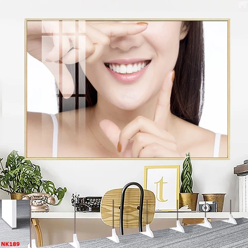 Tranh Treo Tường Nha Khoa Nụ Cười Rạng Rỡ