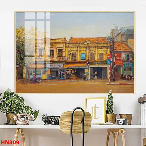 Tranh Treo Tường Phong Cảnh Phố Cổ Hà Nội