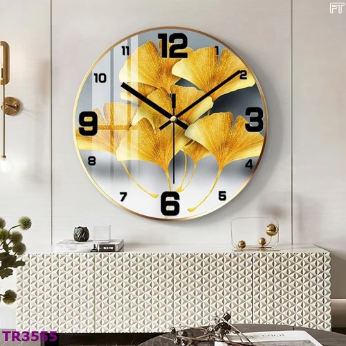Đồng Hồ Treo Tường Lá Rẻ Quạt TR3555