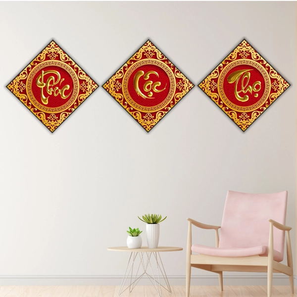 Tranh treo tường Phúc Lộc Thọ