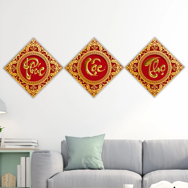 Tranh treo tường Phúc Lộc Thọ