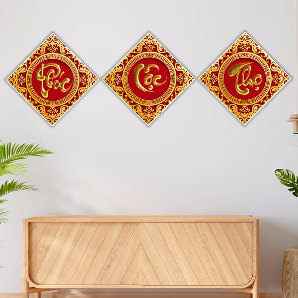 Tranh treo tường Phúc Lộc Thọ