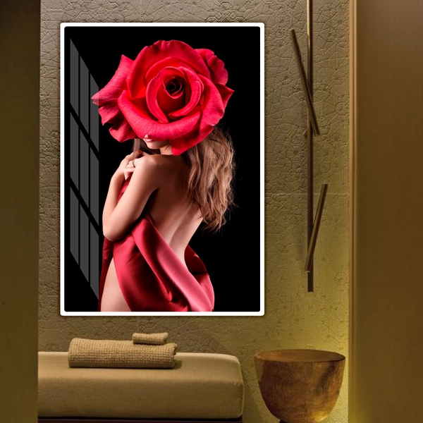 Tranh Treo Tường 1 Tấm Nghệ Thuật Cô Gái