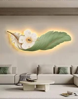 Tranh Đồng Hồ Đèn Led Lông Vũ Cao Cấp