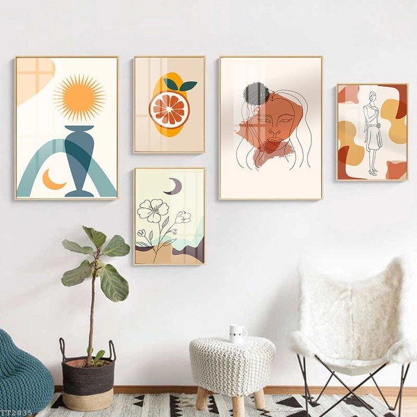 Tranh Treo Tường Cô Gái Trừu Tượng 2