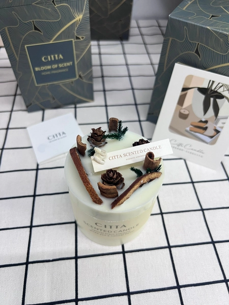 Nến thơm trang trí phòng, nến trụ cao cấp CITTA