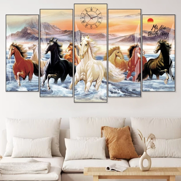 Tranh đồng hồ mã đáo thành công 2