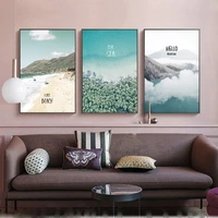 Tranh Treo Tường Phong Cảnh Biển và Đồi Núi Nghệ Thuật