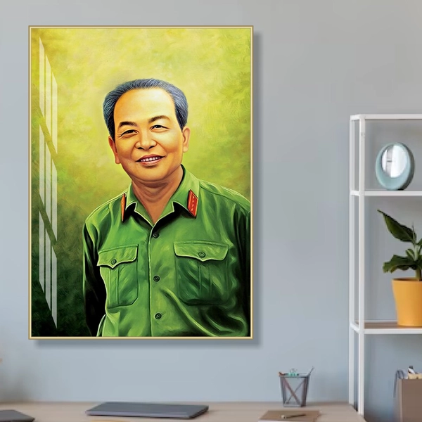 Tranh Chân Dung Đại Tướng Võ Nguyên Giáp