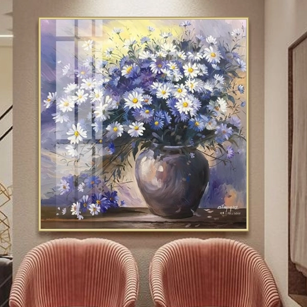 Tranh Treo Tường Hoa Cúc Họa Mi Nghệ Thuật 2