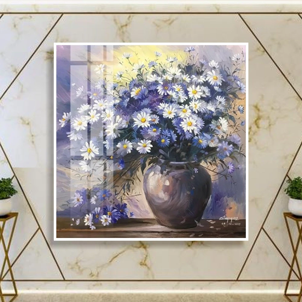 Tranh Treo Tường Hoa Cúc Họa Mi Nghệ Thuật 2