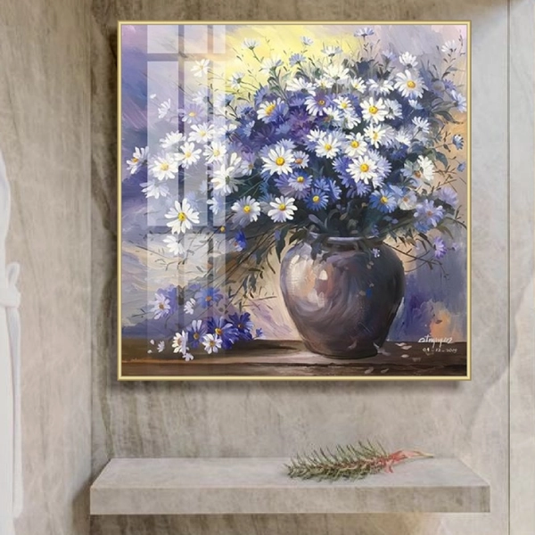 Tranh Treo Tường Hoa Cúc Họa Mi Nghệ Thuật 2